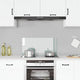 VIDAXL FRAGE SREBEN KITCHE 80x40 cm teral glas transparent