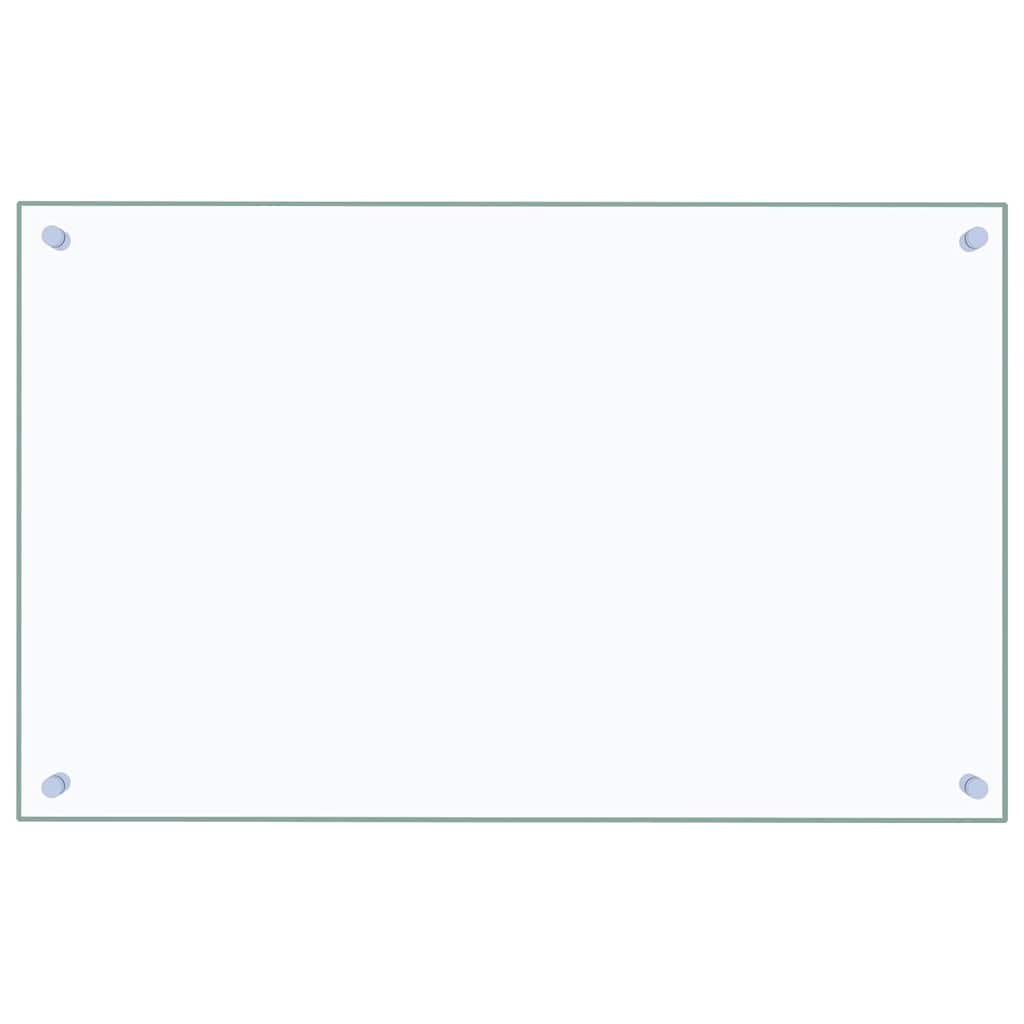 VIDAXL FRIADSEMKLEIDE KITCHE 80x50 cm gehärtetes Glas transparent