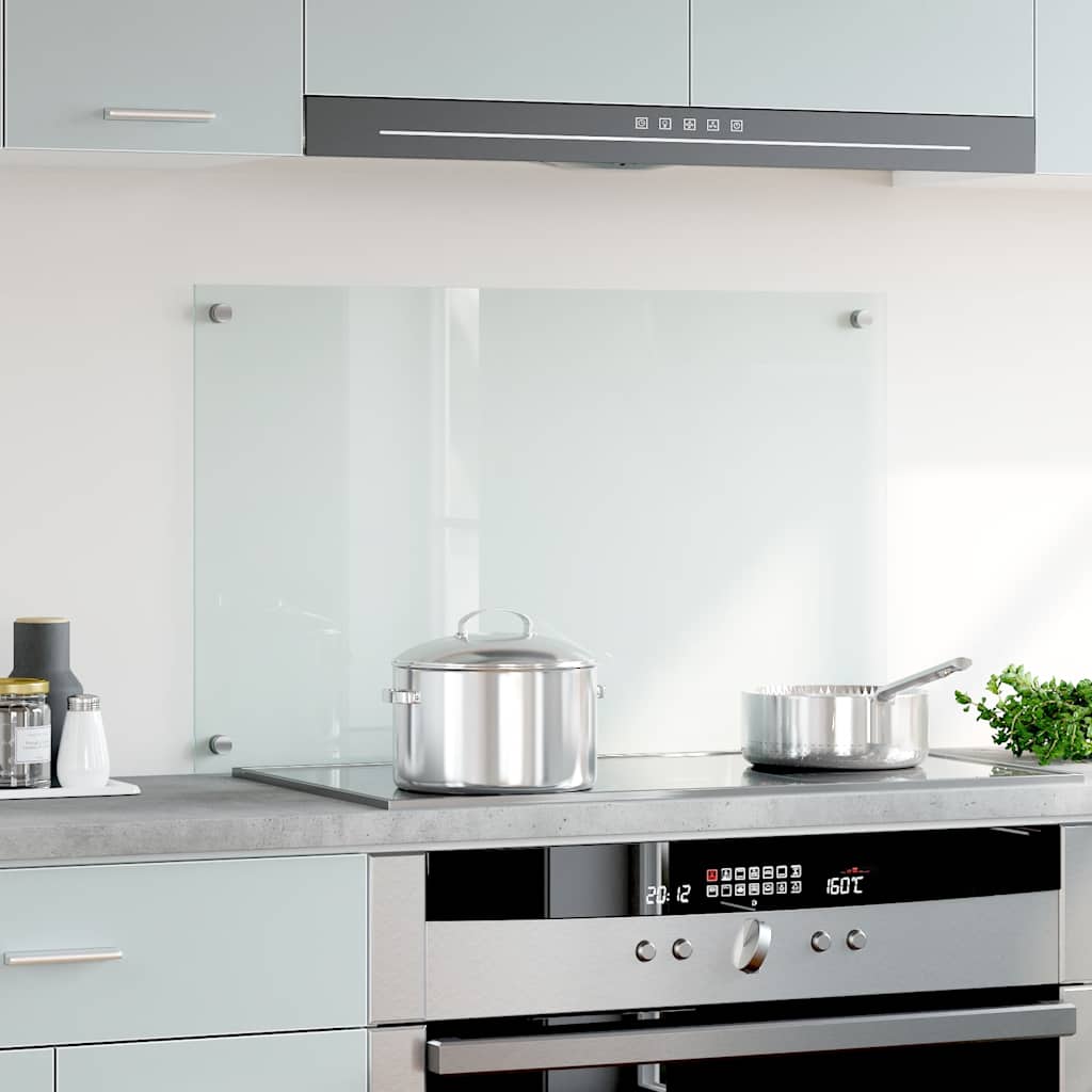 VIDAXL FRIADSEMKLEIDE KITCHE 80x50 cm gehärtetes Glas transparent
