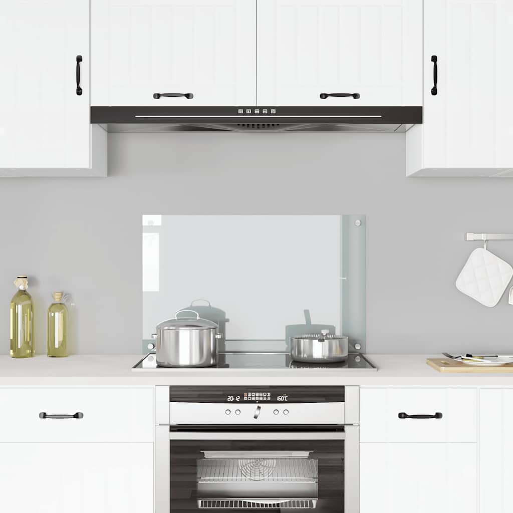 VIDAXL FRIADSEMKLEIDE KITCHE 80x50 cm gehärtetes Glas transparent