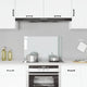 VIDAXL FRIADSEMKLEIDE KITCHE 80x50 cm gehärtetes Glas transparent