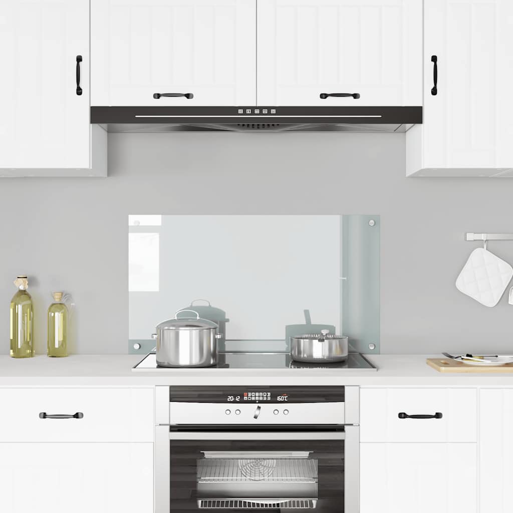 VIDAXL FRAGE SEMBLE KITCHE 90x50 cm gehärtetes Glas transparent