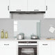 VIDAXL FRAGE SERBORD KITCHE 90x60 cm Gebrochenes Glas transparent
