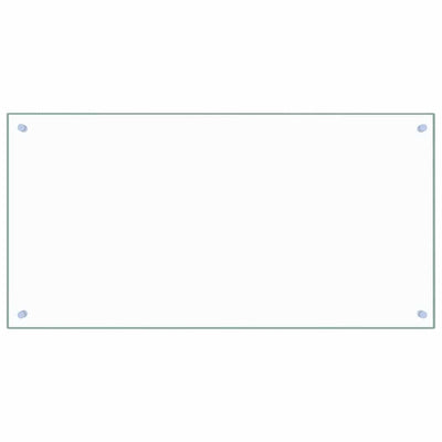 VIDAXL FRIADSBREIDE KITCHE 100x50 cm gehärtetes Glas transparent
