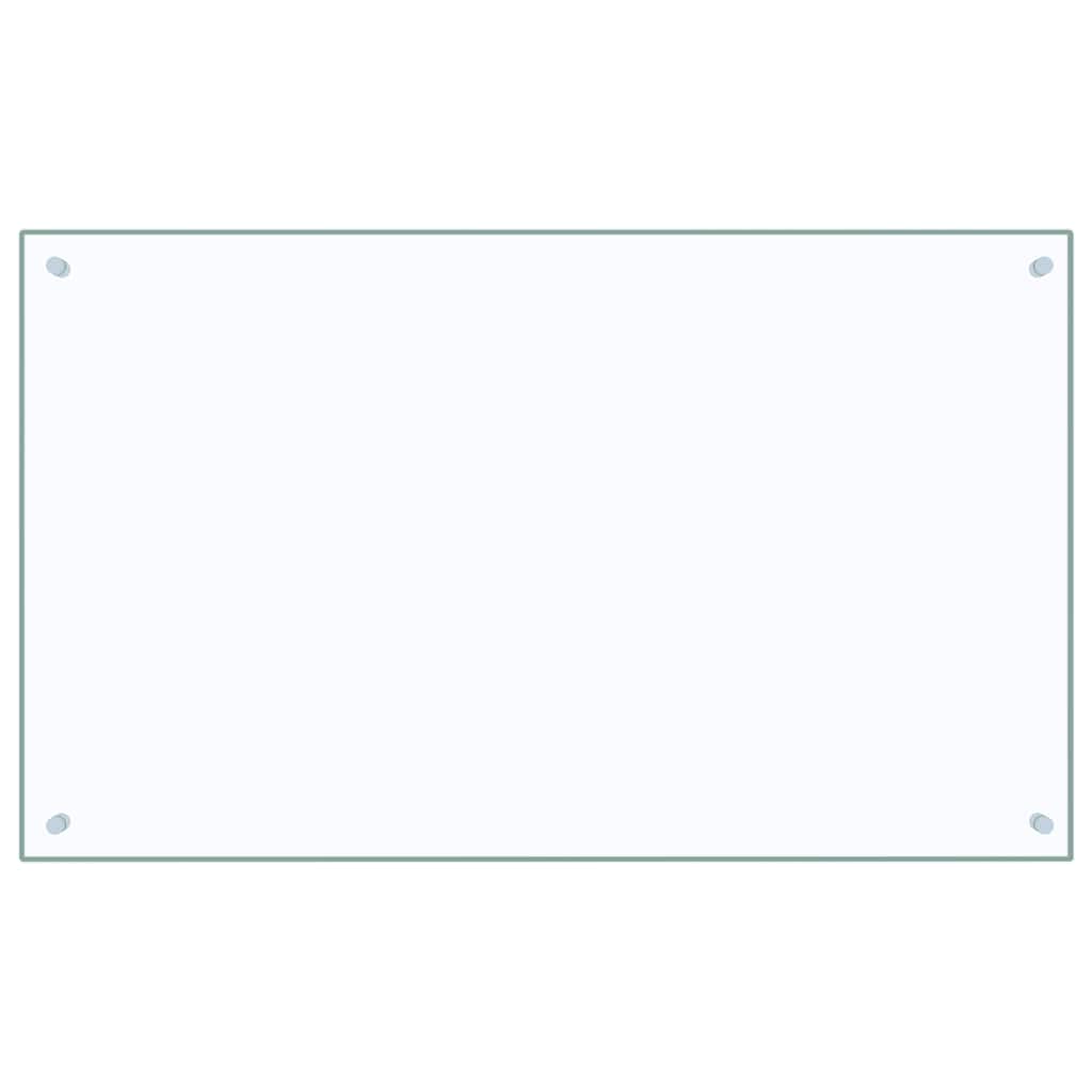VIDAXL FRAGE SEMBORE KITCHE 100x60 cm teral glas transparent