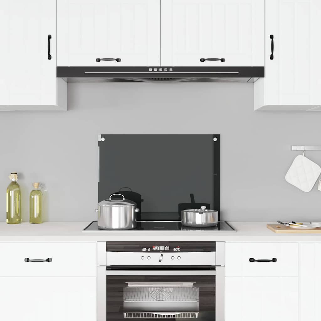VIDAXL FRIADSEMINDE KITCHE 70x50 cm termin glaglas schwarz