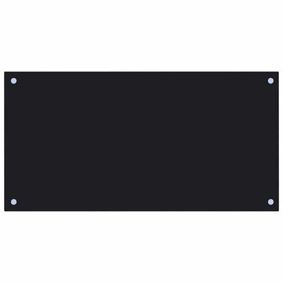 VIDAXL FRIADSEMINGEN KITCHE 80x40 cm termin Glas schwarz