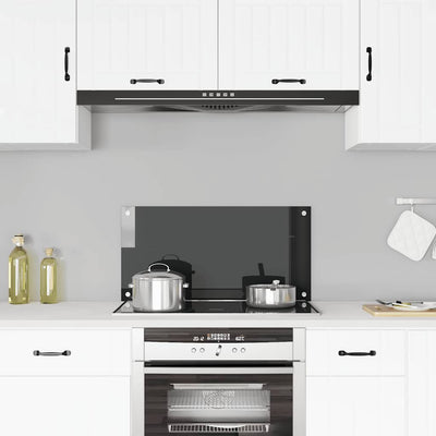 VIDAXL FRIADSEMINGEN KITCHE 80x40 cm termin Glas schwarz