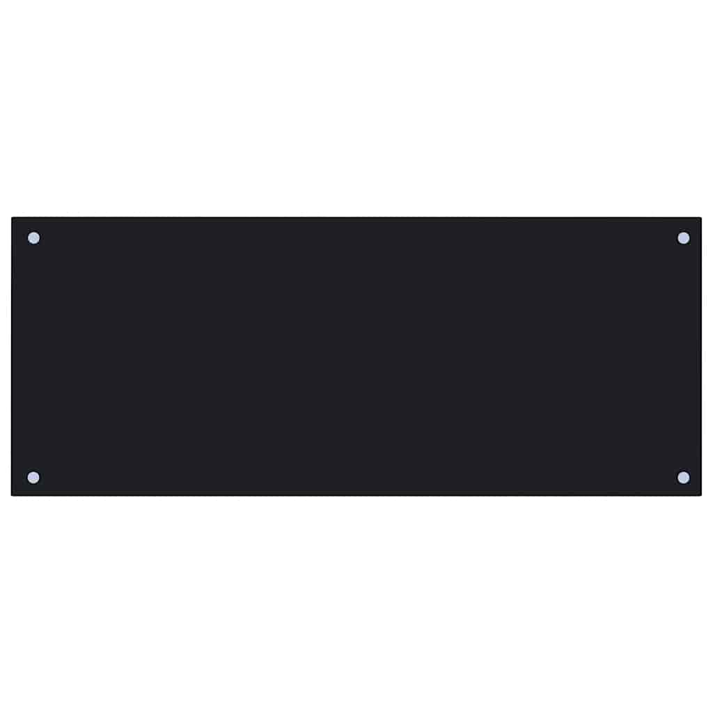 VIDAXL FRIADSEIM KITCHE 100x40 cm termin Glas schwarz