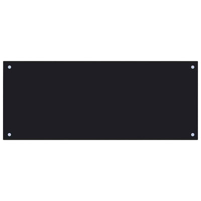 VIDAXL FRIADSEIM KITCHE 100x40 cm termin Glas schwarz