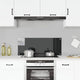 VIDAXL FRIADSEIM KITCHE 100x40 cm termin Glas schwarz