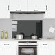 VIDAXL FRAGE SEMBORE KITCHE 100x60 cm termin glaglas schwarz