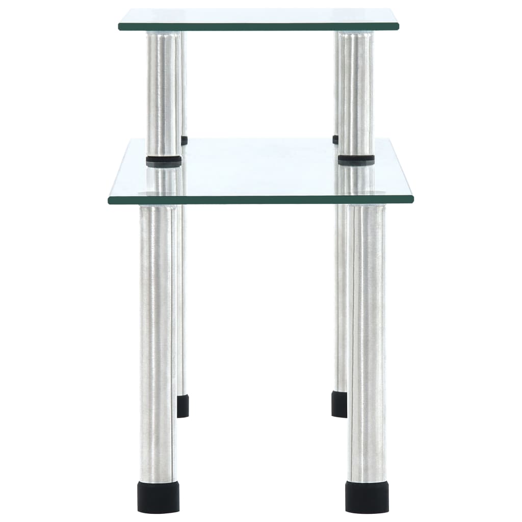 Vidaxl Kitcheny 45x16x26 cm gehärtetes Glas transparent