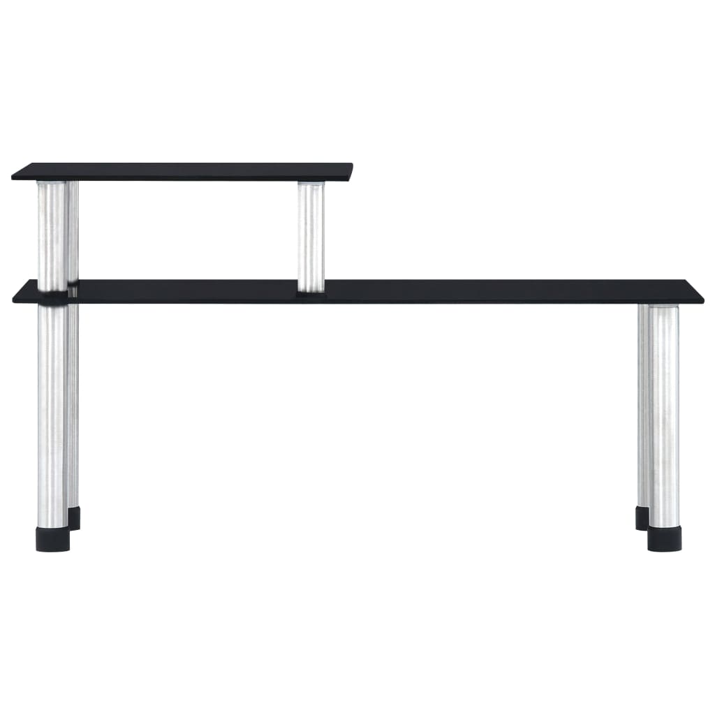Vidaxl Keukenschap 45x16x26 cm schwarzes Glas schwarz