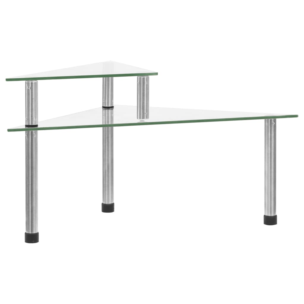 Vidaxl Keukenschap 49,5x35x19 cm gehärtetes Glas transparent