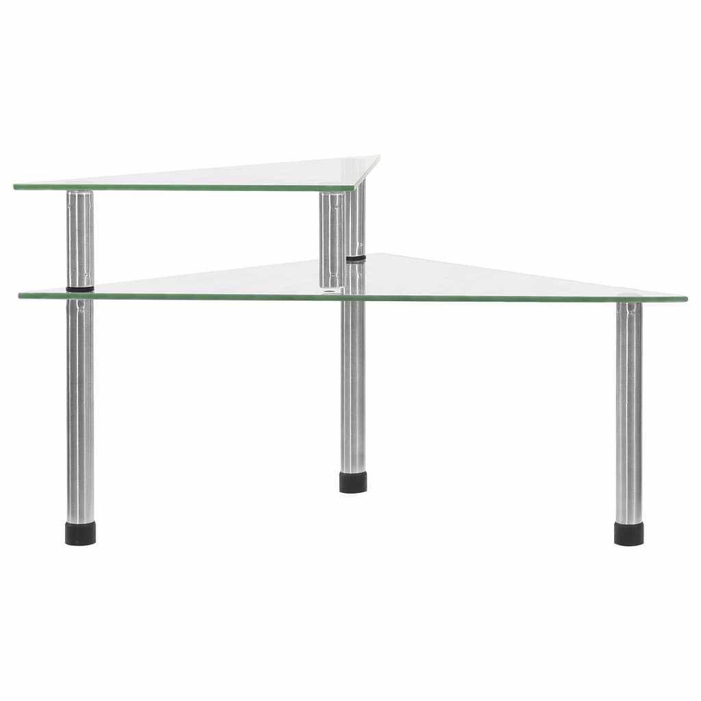Vidaxl Keukenschap 49,5x35x19 cm gehärtetes Glas transparent