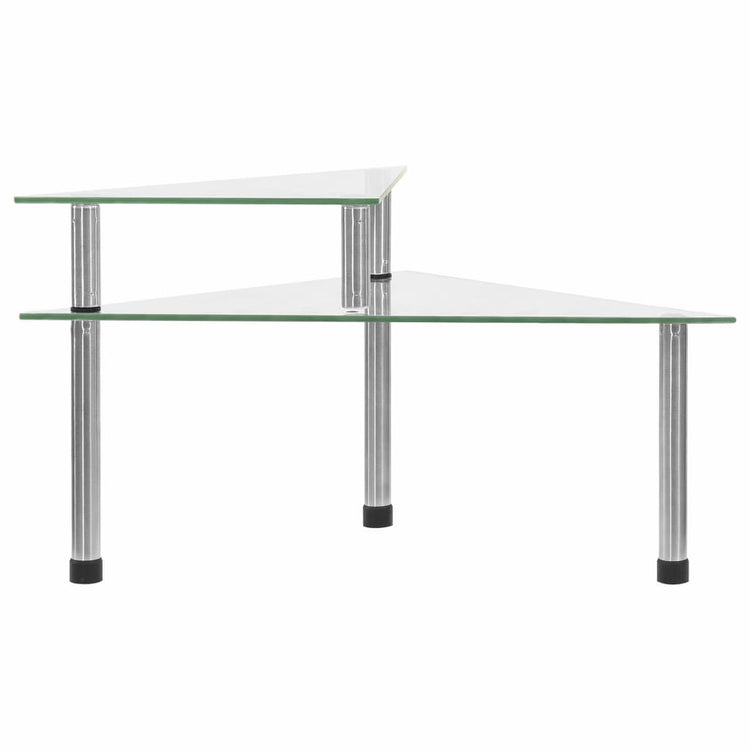 Vidaxl Keukenschap 49,5x35x19 cm gehärtetes Glas transparent