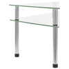 Vidaxl Keukenschap 49,5x35x19 cm gehärtetes Glas transparent