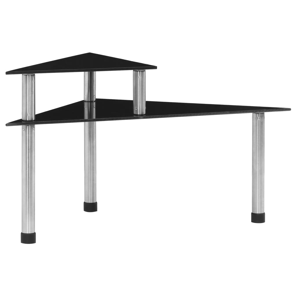 Vidaxl Küche 49,5x35x26 cm gehärtetes Glas schwarz