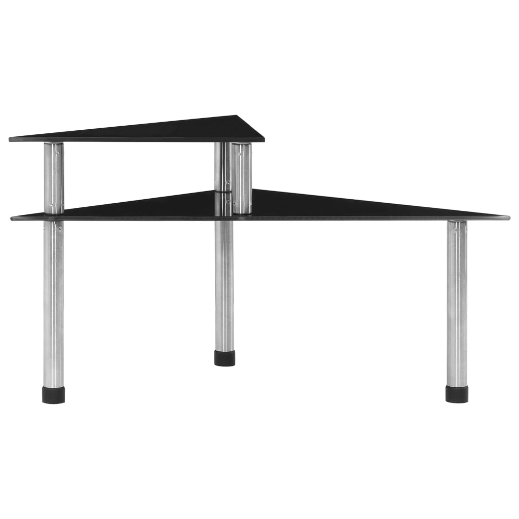 Vidaxl Küche 49,5x35x26 cm gehärtetes Glas schwarz
