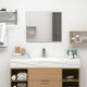 Vidaxl Wandspiegel 60x50 cm Glas