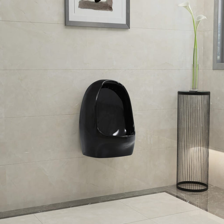 Vidaxl Wallurinoir mit Spulenventilkeramikschwarz