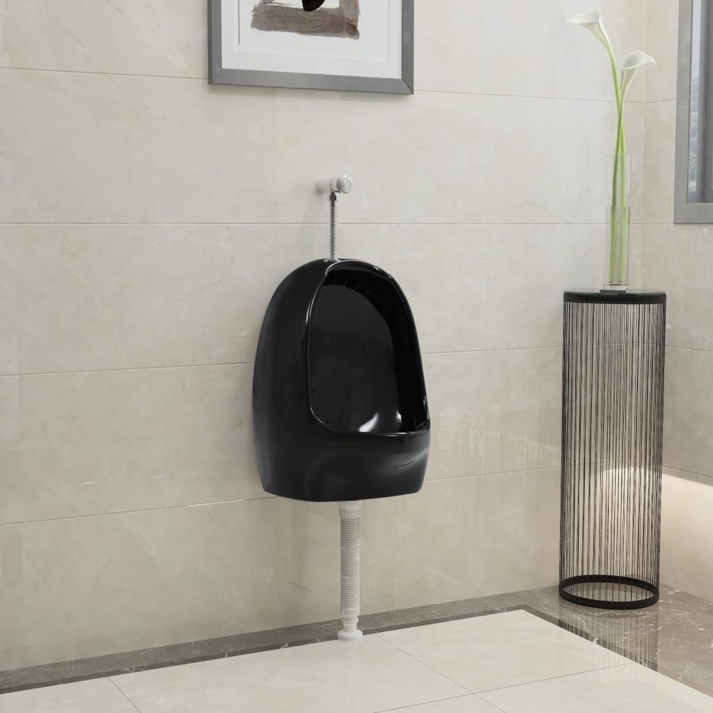 Vidaxl Wallurinoir mit Spulenventilkeramikschwarz