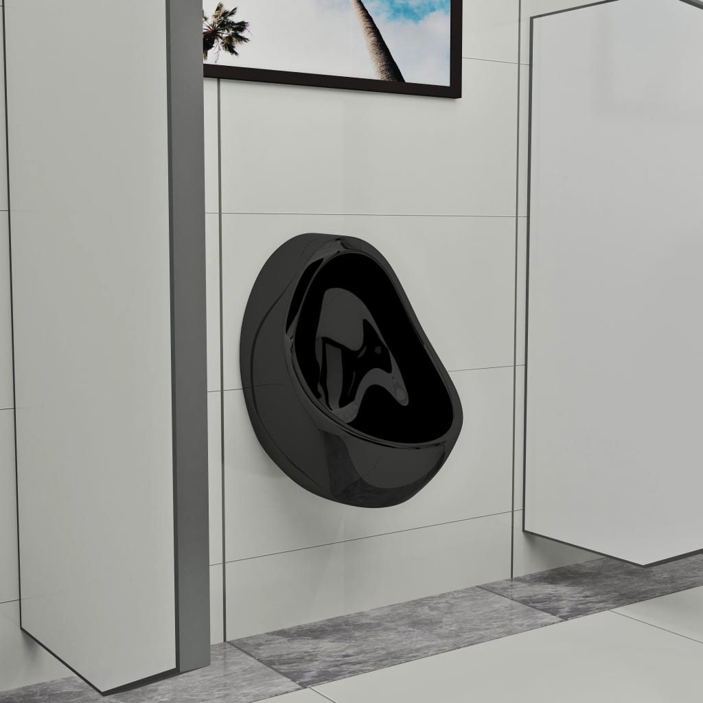 Vidaxl Wallurinoir mit Spulenventilkeramikschwarz
