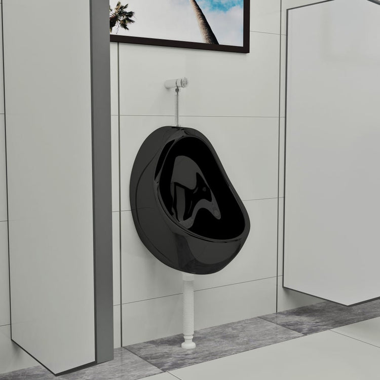 Vidaxl Wallurinoir mit Spulenventilkeramikschwarz