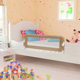 VIDAXL -BED -Diagramm Kleinkind 102x42 cm Polyester Taupe - afbeelding 1