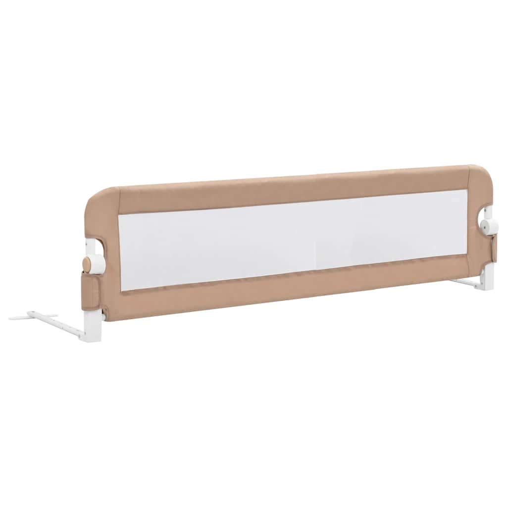 VIDAXL -BET -Diagramm Kleinkind 150 x 42 cm Polyester Taupe