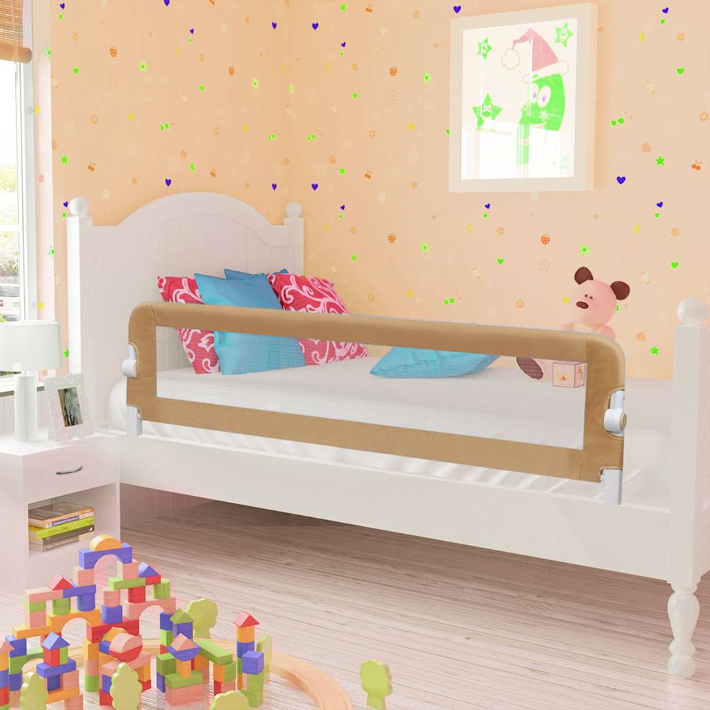 VIDAXL -BET -Diagramm Kleinkind 150 x 42 cm Polyester Taupe
