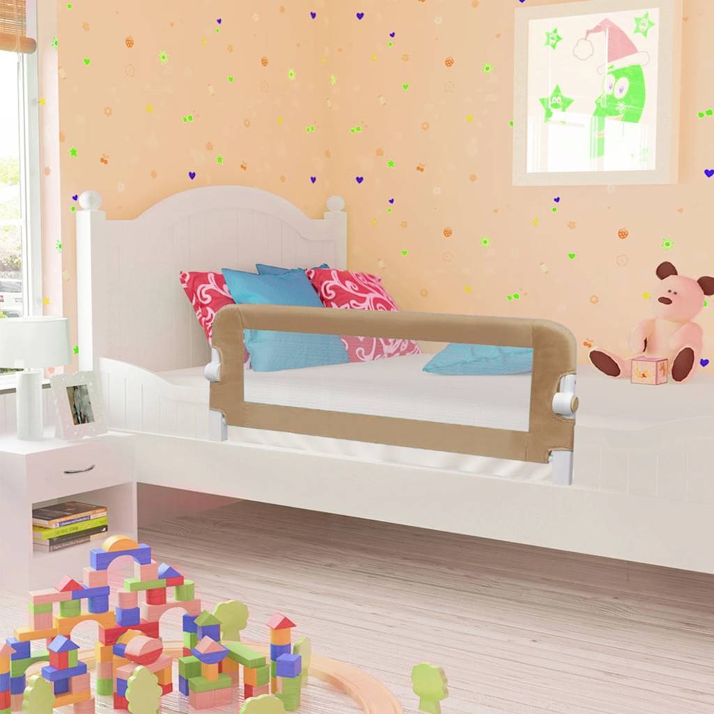 VIDAXL -BET -Diagramm Kleinkind 120 x 42 cm Polyester Taupe