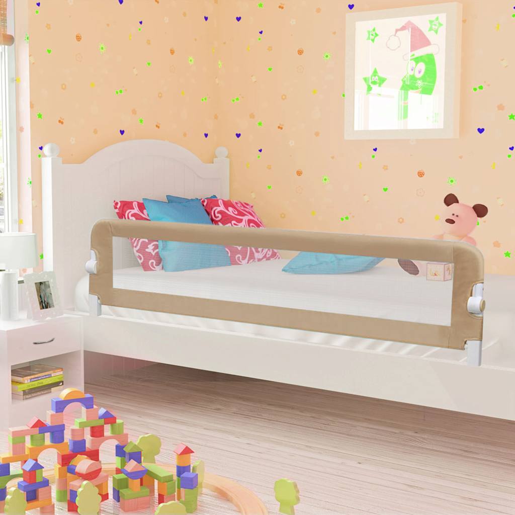 VIDAXL -BET -Diagramm Kleinkind 180 x 42 cm Polyester Taupe