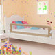 VIDAXL -BET -Diagramm Kleinkind 180 x 42 cm Polyester Taupe