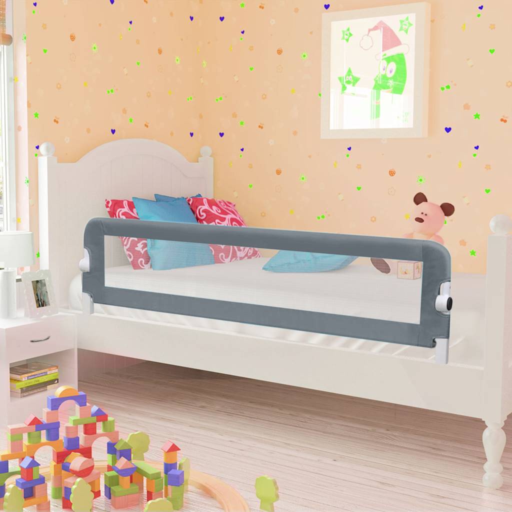 VIDAXL -BED -Diagramm Kleinkind 120 x 42 cm Polyestergrau