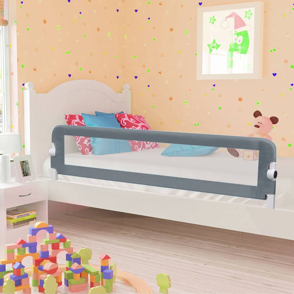 VIDAXL -BED -Diagramm Kleinkind 180 x 42 cm Polyestergrau