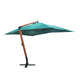 Vidaxl schwimmend Parasol 300x400 cm Grün