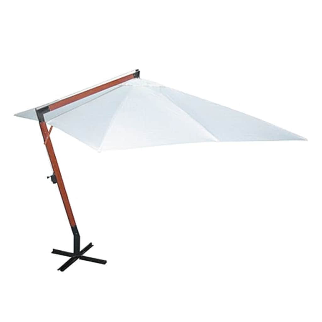 VidaXL Sonnenschirm 300x400 cm weiß