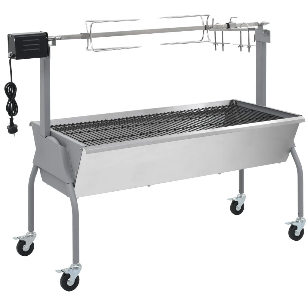 Vidaxl Drehspucke -Grill mit Elektromotor