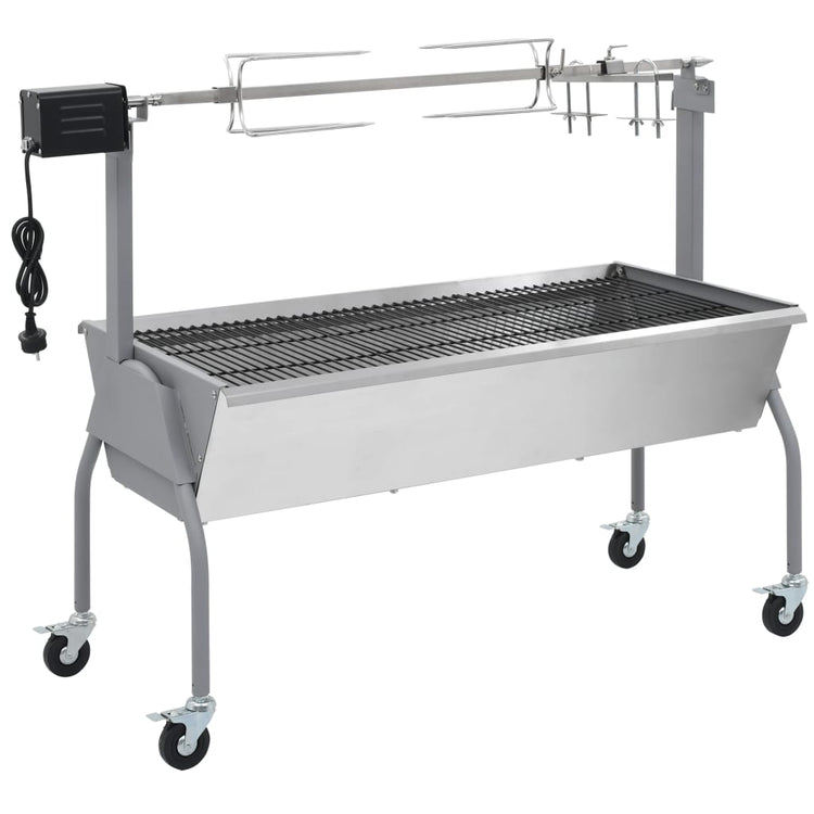 Vidaxl Drehspucke -Grill mit Elektromotor