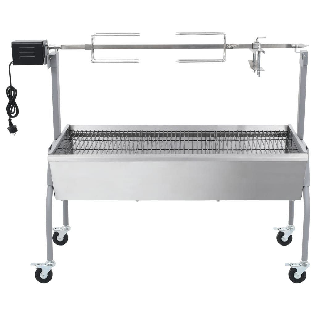 Vidaxl Drehspucke -Grill mit Elektromotor