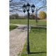 Vidaxl Garden Lant Brighton 3-Arms 230 cm dunkelgrün Schwarz