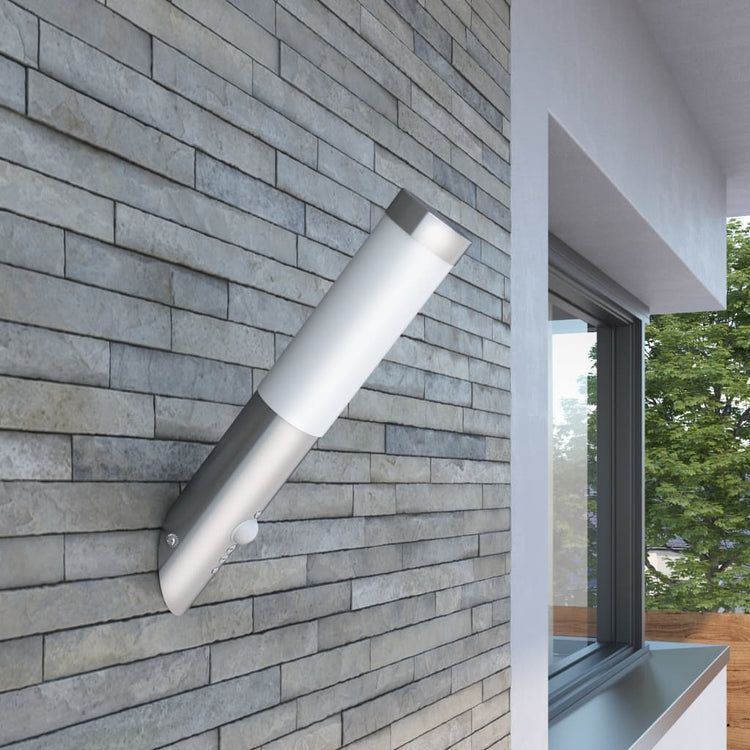 Vidaxl Outdoor Lampe Edelstahl Engo mit Sensor