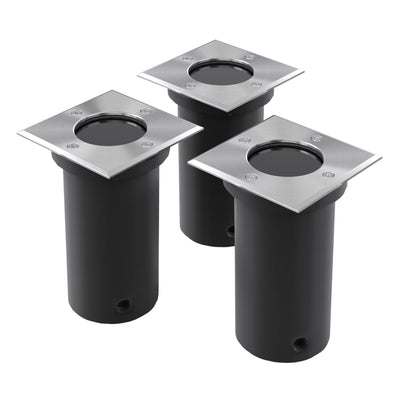 VIDAXL -Bodenflecken für Außen 3 PCs Quadrat