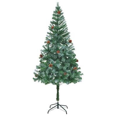 VIDAXL KUNSTKERSTBOOM mit Kiefernzapfen 180 cm