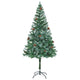 VIDAXL KUNSTKERSTBOOM mit Kiefernzapfen 180 cm