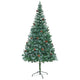 VIDAXL KUNSTKERSTBOOM mit Kiefernzapfen 210 cm