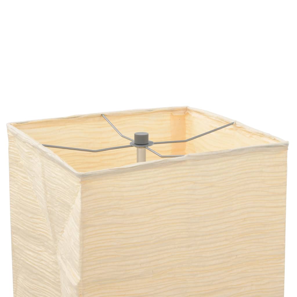 Vidaxl -Stehlampe mit einem Papierlampenschirm 135 cm