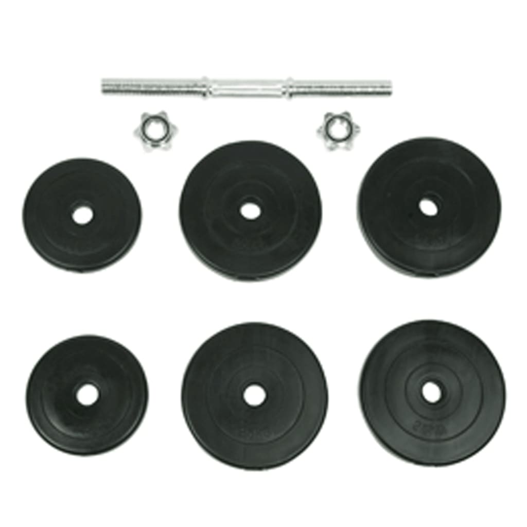 VIDAXL 9-Stück Hantel Set 15 kg